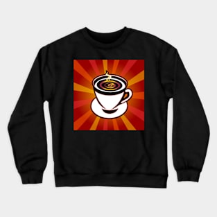 Hot Coffee Pop Art Crewneck Sweatshirt